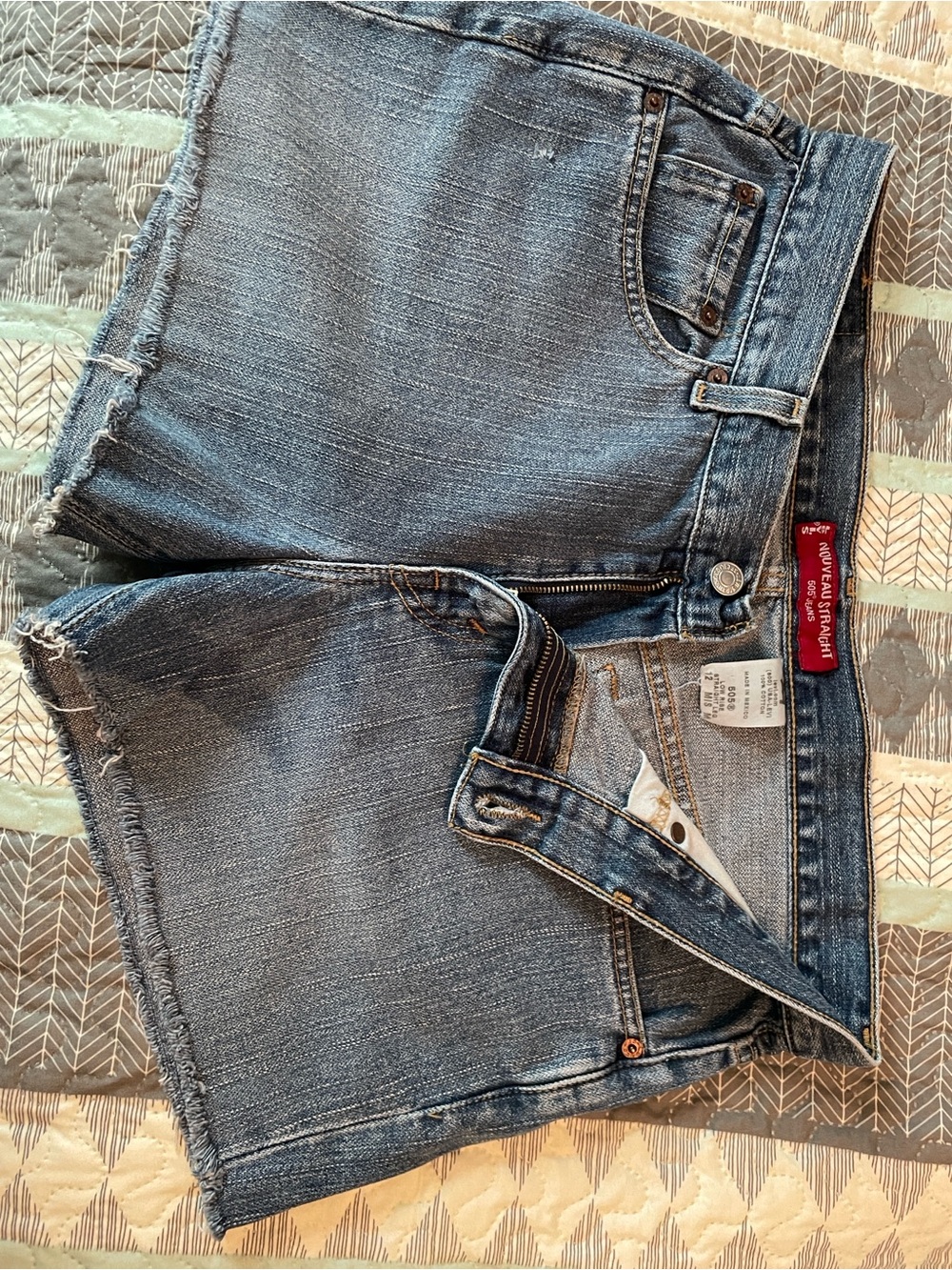 Levi's Light Blue Denim Relaxed Women's Shorts